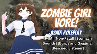 Swallowed and Rescued from the Horde by a Kind Zombie Girl ASMR Roleplay🧟‍♀️F4M stomach sounds🏙️ [upl. by Etteuqram779]