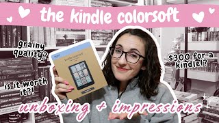 The New Kindle Colorsoft Unboxing and Honest Review  Comparison to Kindle Paperwhite [upl. by Cuthbertson]