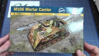 Italeri 172 M106 Mortar Carrier  7069 wwweModelscouk [upl. by Olinad]