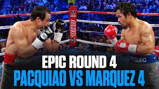 The Unforgettable Fourth Round Of Pacquiao Vs Marquez 4 [upl. by Aekim]