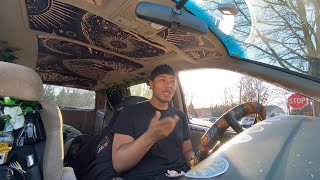 A Day in my life Living in my NoBuild Minivan Camper New Decor Gym food vlog [upl. by Limemann]