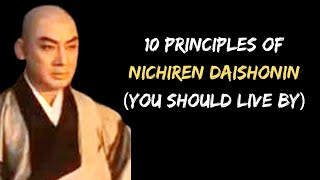 10 Principles of Nichiren Daishonin  Nichiren Buddhism [upl. by Natam]