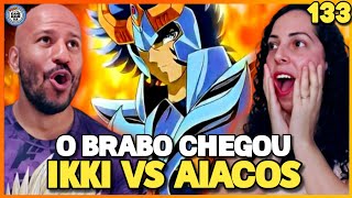 DUELO DE TITÃS IKKI DE FÊNIX VS AIACOS OS CAVALEIROS DO ZODÍACO SAINT SEIYA EP 133 [upl. by Gillmore]