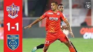 Hero ISL 201819  FC Pune City 11 Kerala Blasters FC  Highlights [upl. by Gladdy]