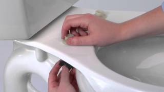 Easy DIY Guide How to Replace Your Old Toilet Seat with a Soft Close Seat [upl. by Niwdla]