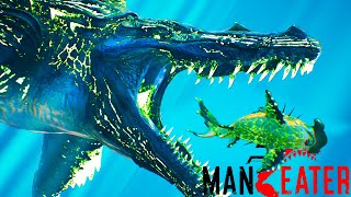 ALL MANEATER DLC CREATURES Most EPIC Shark Boss Battle  Maneater Truth Quest DLC [upl. by Anwaf]