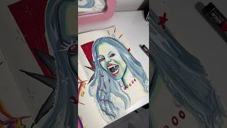 Arrtx acrylic markers art dibujandoando artsandjournal painting artist draw arrtxmarkers [upl. by Tnilc]