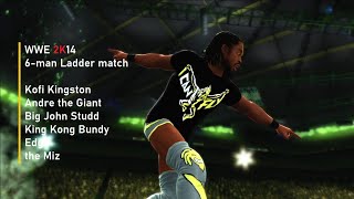 WWE 2K14  6man Ladder match [upl. by Schwarz725]