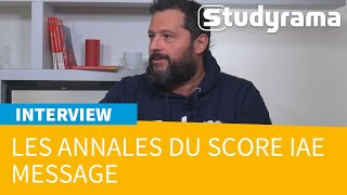 Annales Score IAE Message  un ouvrage indispensable [upl. by Adolph]