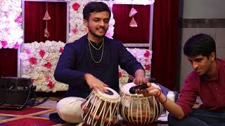 An Attempt at Tabla Solo Part 1  AbhiRiya Sangeet Program [upl. by Healy]