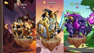 Idle Heroes  My TOP 3 Favorite Warriors [upl. by Itsrik]