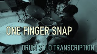 Herbie Hancock  One Finger Snap drum solo transcription [upl. by Iahc]