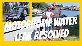 MOTORHOME WATER LEAK RESOLVED [upl. by Maze]