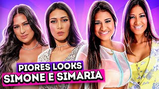 OS PIORES LOOKS DE SIMONE E SIMARIA  Diva Depressão [upl. by Onstad287]