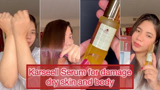 Karseell Maca Essenceoil No More damage Hair Hair Repair serum  Argon Oil for damage skin [upl. by Ita]