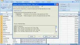 Excel 2007 Distribute 1 cell across multiple cells [upl. by Elyr]