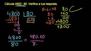 Aprender a Dividir Números Inteiros exercício 5 [upl. by Rebm]