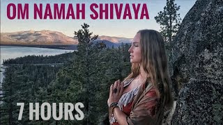 7 Hours Om Namah Shivaya Mantra Deep Meditation and Relaxation Sleeping Meditation [upl. by Yecam]