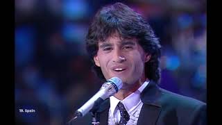 Spain 🇪🇸  Eurovision 1991  Sergio Dalma  Bailar Pegados [upl. by Bridge287]