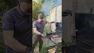 How to Easily Prepare Sausage bbbq food bbq [upl. by Oicnerolf]