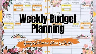 PLAN WITH ME  BUDGET PLANNER  SUMMER FLORALS [upl. by Ellehcsor651]