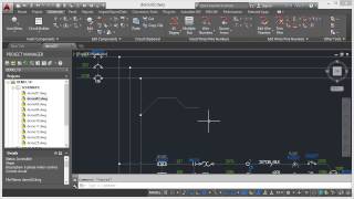 AutoCAD Electrical 2015 Tutorial  Inserting Wires At Angles [upl. by Lemra991]