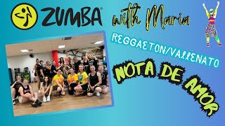 Wisin amp Carlos Vives ft Daddy Yankee  Nota de Amor  ZUMBA® fitness  choreo by Maria [upl. by Ddat]