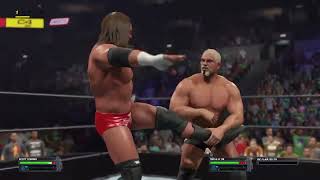 WWE Royal Rumble 2003 Match 4 Scott Steiner vs Triple H [upl. by Bashee]