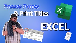 How to Freeze Panes amp Print Tiles in Excel [upl. by Ainatnas]