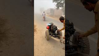 Diesel Engine Starting With Bike Help engine starting bike shorts [upl. by Atirys]