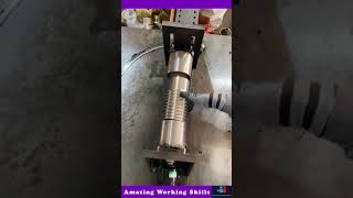 Stainless Steel Chimney Elbow Bending Process [upl. by Deming]