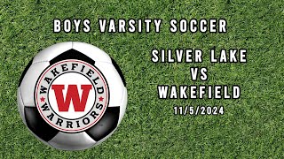 Wakefield Memorial High School vs Silver Lake High School Mens Varsity Soccer  November 5th 2024 [upl. by Sanborn829]