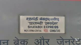 12244 Chennai Shatabdi Express Announcement At Coimbatore JunctionIndian Railways [upl. by Refotsirhc]