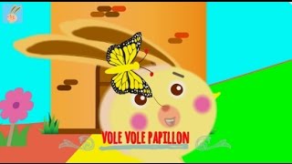 Comptine quotVole vole papillonquot  avec paroles [upl. by Naejeillib132]