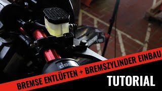 Bremse entlüften Bremszyliner Einbau  Tutorial  Gearparts24 [upl. by Neyugn]