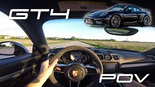 Cayman GT4 POV Accelerations [upl. by Oremar]