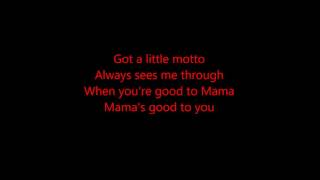 When Youre Good To Mama Karaoke  Instrumental Chicago [upl. by Allimrac]