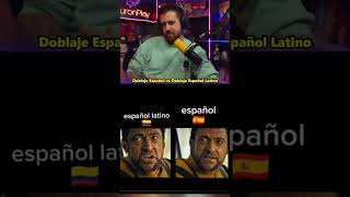 DOBLAJE LATINO VS ESPAÑOL 😅 l shorts auron xokas [upl. by Ayana]