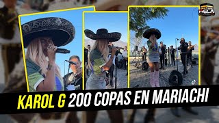 KAROL G GRABA 200 COPAS VERSION MARIACHI [upl. by Yuk]