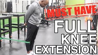 KNEE SURGERY RECOVERY Exercises amp Tips MUST HAVE Full Knee Extension [upl. by Rocray]