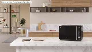 Découvrez le microondes Whirlpool ExtraSpace Combiné 6ème Sens sans plateau tournant [upl. by Aihcsrop]