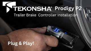 Trailer Brake Controller Installation  Tekonsha® Prodigy® P2  90885  Plug and Play Install [upl. by Dahsraf836]