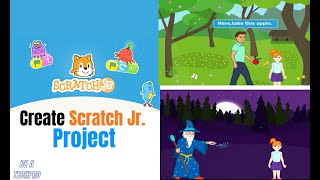 How To create a Story in Scratch Jr  Scratch Jr Project [upl. by Anivla]