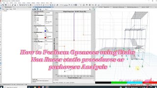 How to Perform Opensees using Etabs Non linear static procedures or pushovers Analysis [upl. by Novak761]