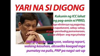 TAPANG TALINO AT TOTOO  DIGONG YARI NA ICC kukunin ebidenya ng Senate at Quad Com [upl. by Latini]