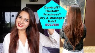 Hair Problems SOLVED Dandruff Hairfall Frizzy Dry and Damaged Hair  About Cysteine Treatment [upl. by Jacklin939]