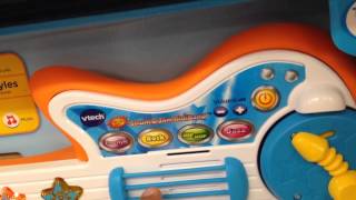 vTech Strum amp Jam KidiBand Guitar Piano and Drum DEMO amp REVIEW [upl. by Nedaj]