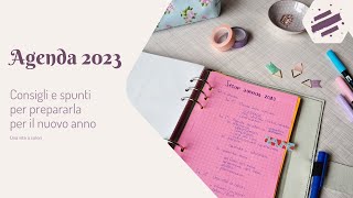 Come ho preparato la mia agenda ad anelli per il 2023 [upl. by Gilliam]