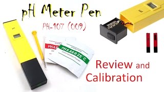 PH Meter PH107 PH009  In depth review Calibration Pen ATC Water test Aquarium [upl. by Decato]