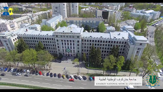 Aerial video of Kharkiv National Medical University [upl. by Nawtna927]